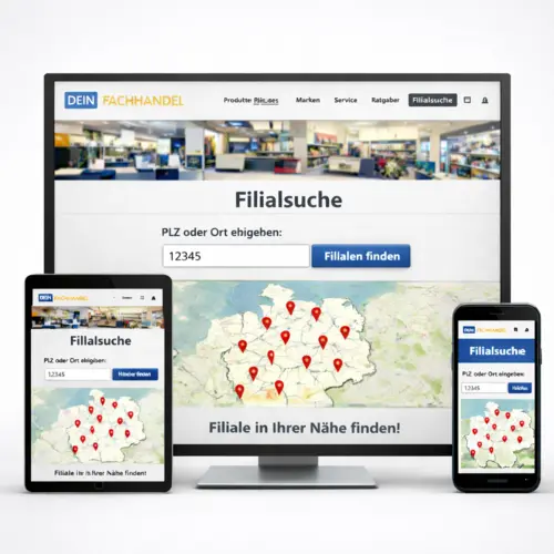Plattform Filiale quadratisch